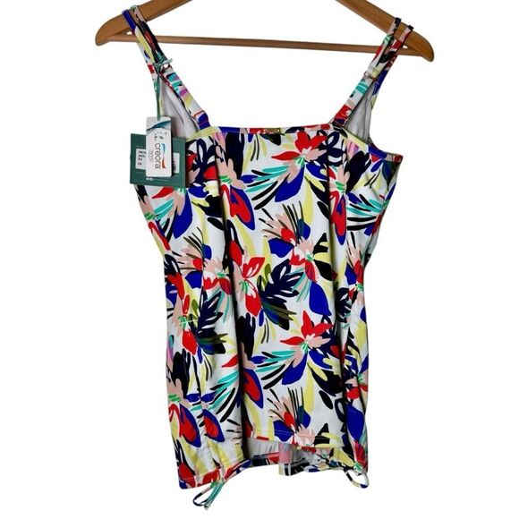 New Panache Anya Riva Balconnet Tankini Top SW1401 Floral Print Underwire 36 F - Picture 2 of 4